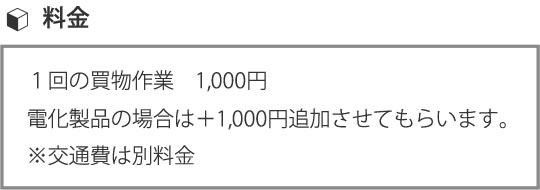 買い物価格